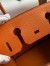 Hermes Birkin 30 Retourne Handmade Bag In Orange Epsom Calfskin