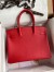 Hermes Birkin 30 Retourne Handmade Bag In Red Epsom Calfskin