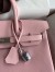 Hermes Birkin 30 Retourne Handmade Bag In Rose Sakura Epsom Calfskin