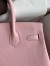 Hermes Birkin 30 Retourne Handmade Bag In Rose Sakura Epsom Calfskin