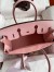 Hermes Birkin 30 Retourne Handmade Bag In Rose Sakura Epsom Calfskin