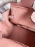 Hermes Birkin 30 Retourne Handmade Bag In Rose Sakura Epsom Calfskin