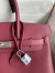 Hermes Birkin 30 Retourne Handmade Bag In Ruby Epsom Calfskin