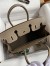 Hermes Birkin 30 Retourne Handmade Bag In Taupe Epsom Calfskin