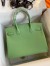 Hermes Birkin 30 Retourne Handmade Bag In Vert Cypres Epsom Calfskin 