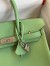 Hermes Birkin 30 Retourne Handmade Bag In Vert Cypres Epsom Calfskin 