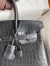 Hermes Birkin 30 Handmade Bag In Black Crocodile Niloticus Matte Skin