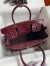 Hermes Birkin 30 Handmade Bag In Bordeaux Crocodile Niloticus Shiny Skin