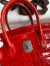 Hermes Birkin 30 Handmade Bag In Red Crocodile Niloticus Shiny Skin