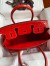 Hermes Birkin 30 Handmade Bag In Red Crocodile Niloticus Shiny Skin