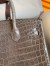 Hermes Birkin 30 Handmade Bag In Gris Tourterelle Crocodile Niloticus Shiny Skin