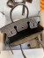 Hermes Birkin 30 Handmade Bag In Gris Tourterelle Crocodile Niloticus Shiny Skin