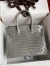 Hermes Birkin 30 Handmade Bag In Gris Ciment Crocodile Niloticus Shiny Skin