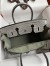 Hermes Birkin 30 Handmade Bag In Tourterelle Crocodile Niloticus Shiny Skin