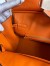 Hermes Birkin 30 Retourne Handmade Bag In Orange Ostrich Leather