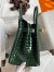 Hermes Birkin 30 Handmade Bag In Green Crocodile Porosus Shiny Skin