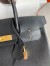 Hermes Birkin 30 Retourne Handmade Bag In Black Swift Leather