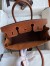 Hermes Birkin 30 Handmade Bag In Toile & Gold Swift Leather