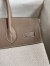 Hermes Birkin 30 Handmade Bag In Toile & Tourterelle Swift Leather
