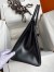 Hermes Birkin 35 Retourne Handmade Bag In Black Box Calfskin