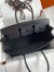 Hermes Birkin 35 Retourne Handmade Bag In Black Box Calfskin