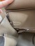 Hermes Birkin 35 Retourne Handmade Bag In Taupe Clemence Leather 