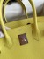Hermes Birkin 35 Retourne Handmade Bag in Lime Epsom Calfskin