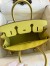 Hermes Birkin 35 Retourne Handmade Bag in Lime Epsom Calfskin