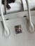 Hermes Birkin 35 Retourne Handmade Bag in Pearl Grey Epsom Calfskin