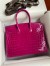 Hermes Birkin 35 Handmade Bag In Rose Scheherazade Crocodile Niloticus Shiny Skin