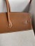 Hermes Birkin 35 Handmade Bag In Toile & Gold Swift Leather 