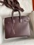 Hermes Shadow Birkin 25 Limited Edition Bag In Chocolat Swift Calfskin