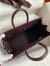 Hermes Shadow Birkin 25 Limited Edition Bag In Chocolat Swift Calfskin