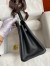 Hermes Shadow Birkin 25 Limited Edition Bag In Black Swift Calfskin