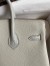 Hermes Touch Birkin 25 Bag in Pearl Grey Togo and Matte Alligator Leather