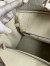 Hermes Touch Birkin 25 Bag in Pearl Grey Togo and Matte Alligator Leather