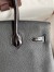 Hermes Touch Birkin 30 Bag In Black Clemence and Shiny Niloticus Crocodile Skin 