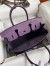 Hermes Touch Birkin 30 Bag in Raisin Clemence and Matte Alligator Leather 