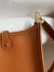 Hermes Evelyne Mini Handmade Bag in Gold Clemence Leather