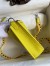 Hermes Evelyne Mini Handmade Bag in Lime Clemence Leather