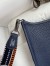 Hermes Evelyne Mini Handmade Bag in Navy Blue Clemence Leather