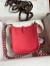 Hermes Evelyne Mini Handmade Bag in Rose Lipstick Clemence Leather