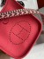 Hermes Evelyne Mini Handmade Bag in Rose Lipstick Clemence Leather