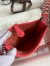 Hermes Evelyne Mini Handmade Bag in Rose Lipstick Clemence Leather