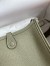 Hermes Evelyne Mini Handmade Bag in Sauge Clemence Leather