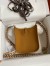 Hermes Evelyne Mini Handmade Bag in Sesame Clemence Leather