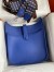 Hermes Evelyne III PM 29 Handmade Bag in Blue Electric Clemence Leather