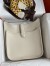 Hermes Evelyne III PM 29 Handmade Bag in Craie Clemence Leather 