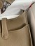 Hermes Evelyne III PM 29 Handmade Bag in Taupe Clemence Leather