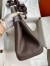Hermes Garden Party 30 Handmade Bag in Ebene Clemence Leather